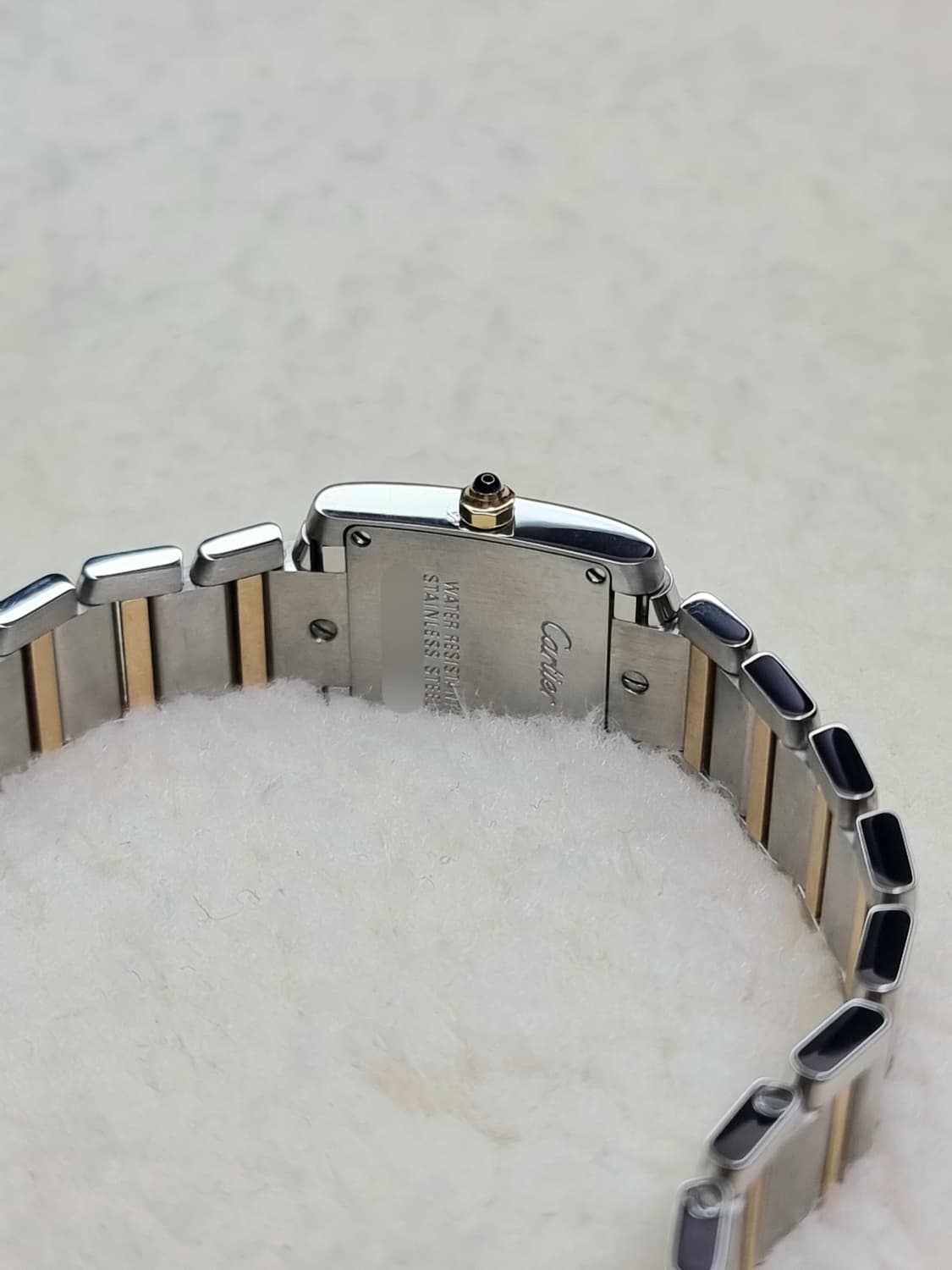 까르띠에 탱크 프랑세즈 18K 콤비 S 쿼츠 여성시계 06년 상품이미지4