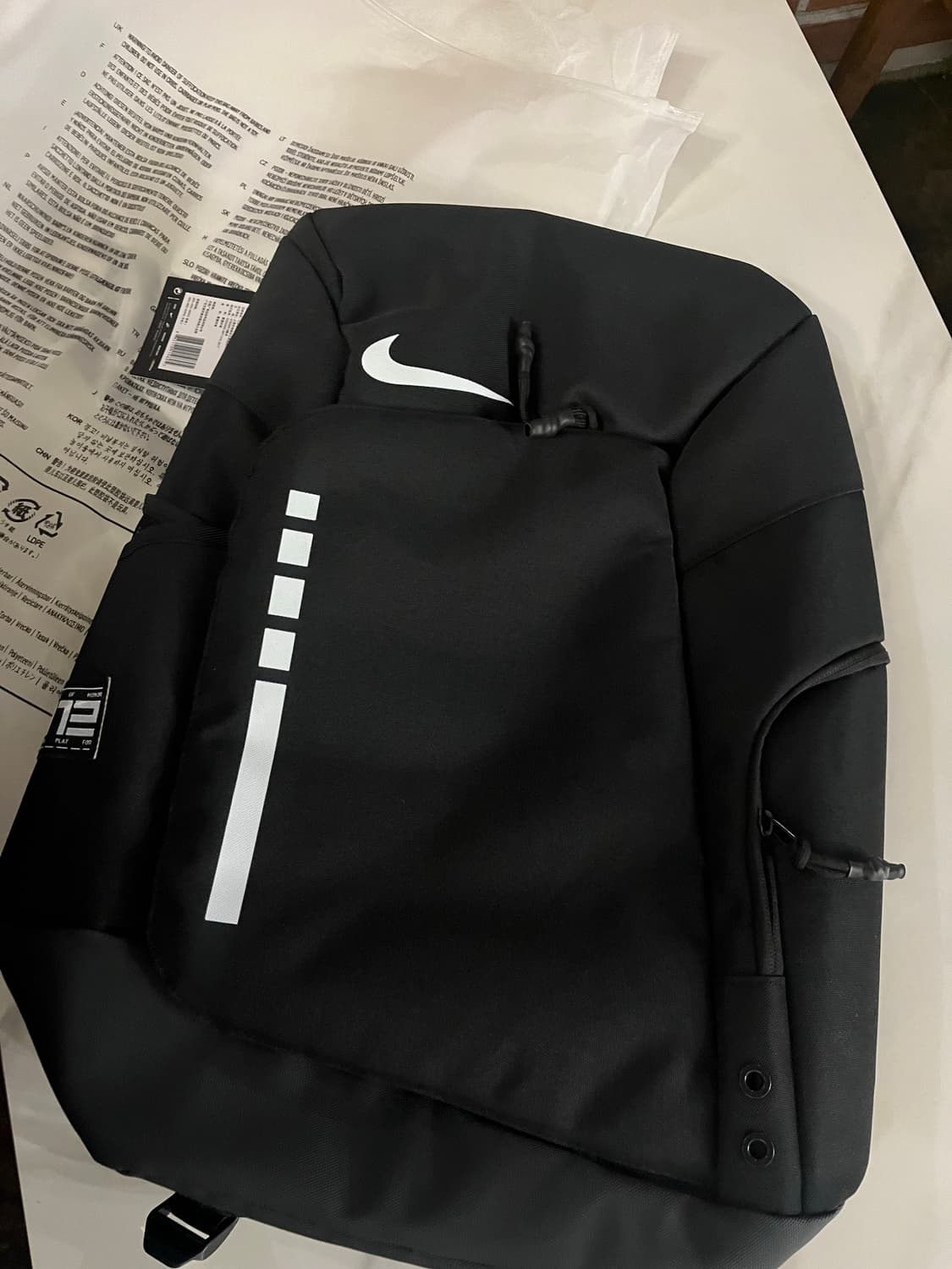 나이키 훕스 엘리트 백팩 32L 블랙 앤트러사이트 상품이미지1