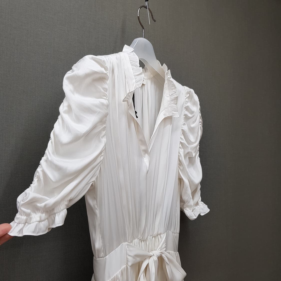 쟈딕앤볼테르 프릴 디테일 롱 원피스 S사이즈 (택달린 새제품) 상품이미지3