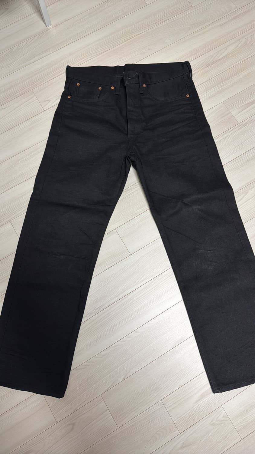 더블알엘 빈티지파이브포켓 블랙온블랙 32/30 상품이미지5