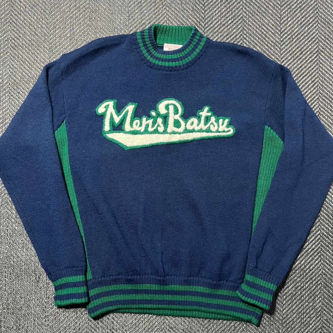 MEN’S BA-TSU 울 니트 상품이미지2