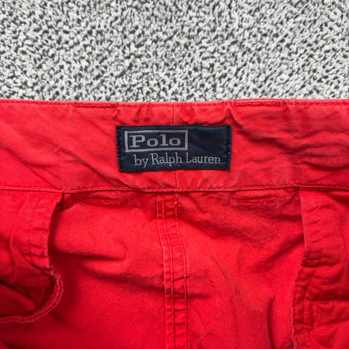 폴로 랄프로렌 00s 더블니 레드 카고 팬츠 상품이미지6