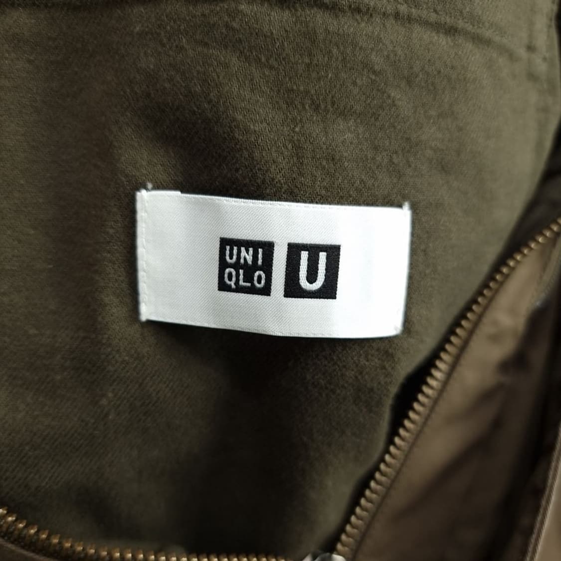유니클로 U 르메르 오버사이즈 숏 필드 야상 자켓 올리브 M18928 상품이미지7