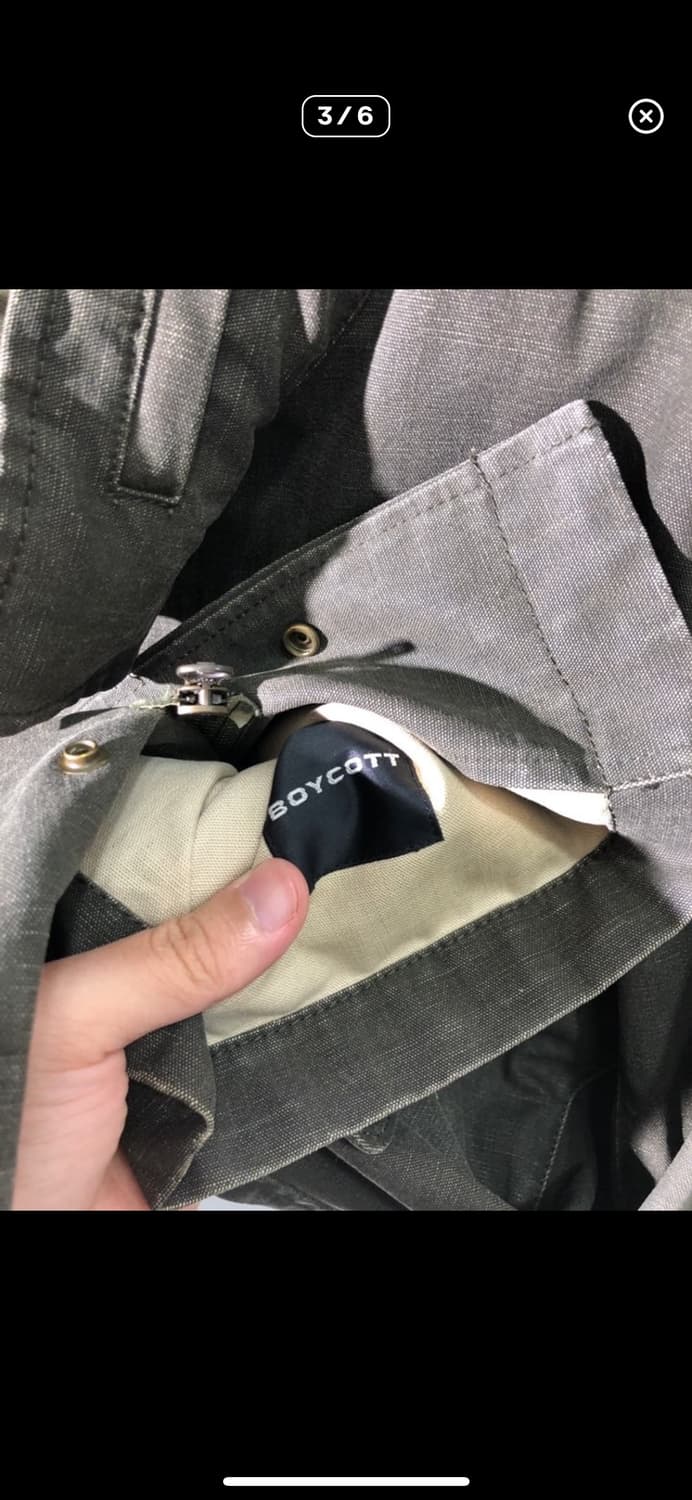 Boycott 밀리터리 왁스 자켓 상품이미지3