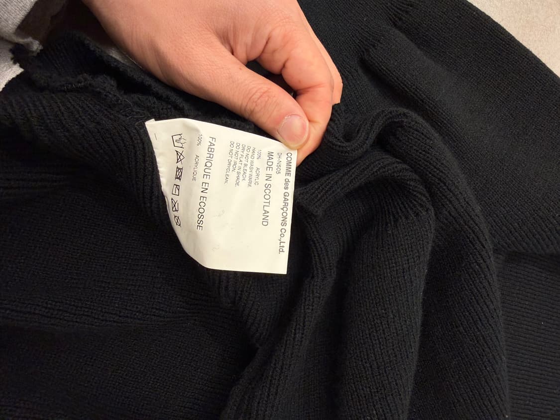 꼼데가르송 옴므듀스 V넥 니트 상품이미지4