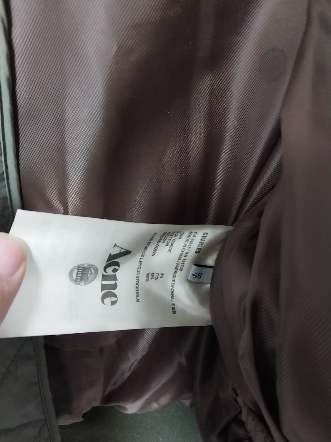 아크네 스튜디오 Ma-1 봄버 자켓 48 상품이미지7