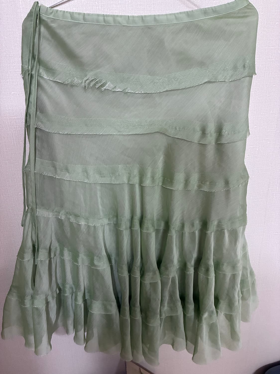 nora shimmering skirt glossy mint 상품이미지2