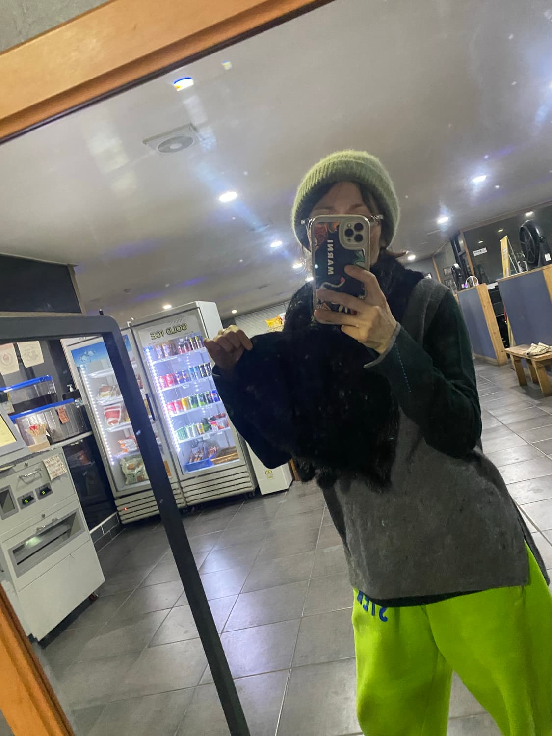 블랙 리얼 밍크 목도리 상품이미지1