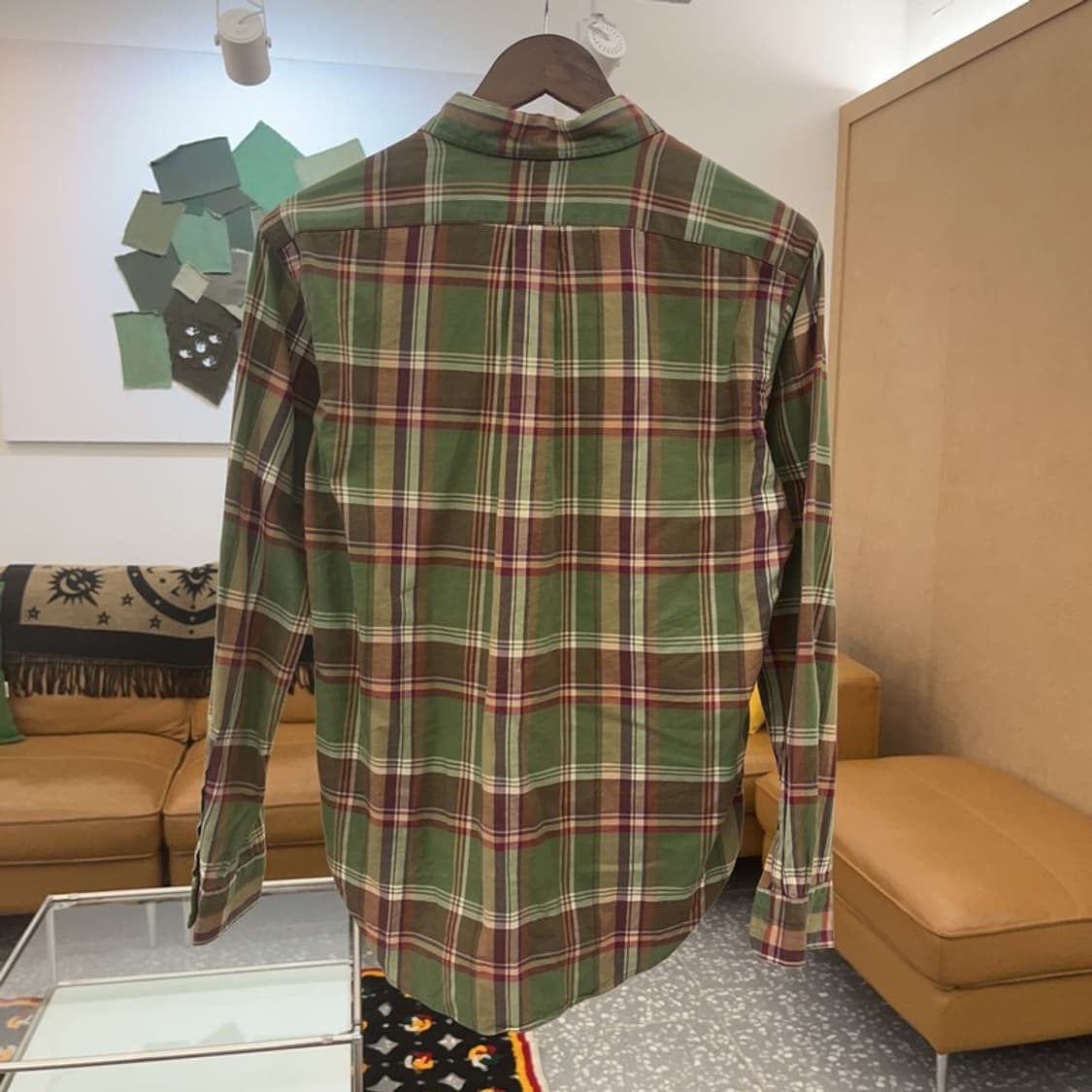 폴로 랄프로렌 빈티지 레트로 파머룩 체크 셔츠 S C06733 상품이미지4