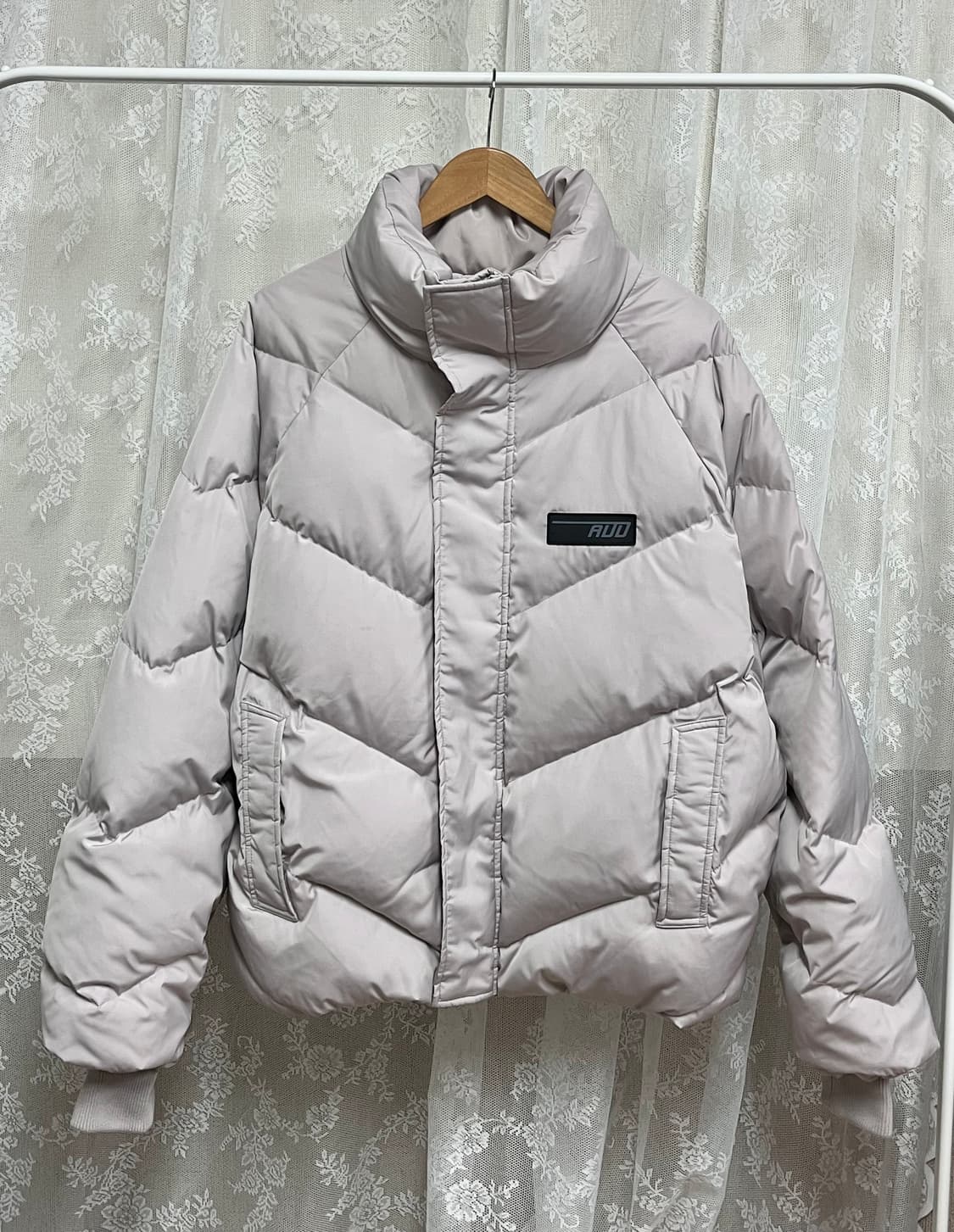 2) 에드 ADD 덕다운 패딩 라이트 그레이 상품이미지1