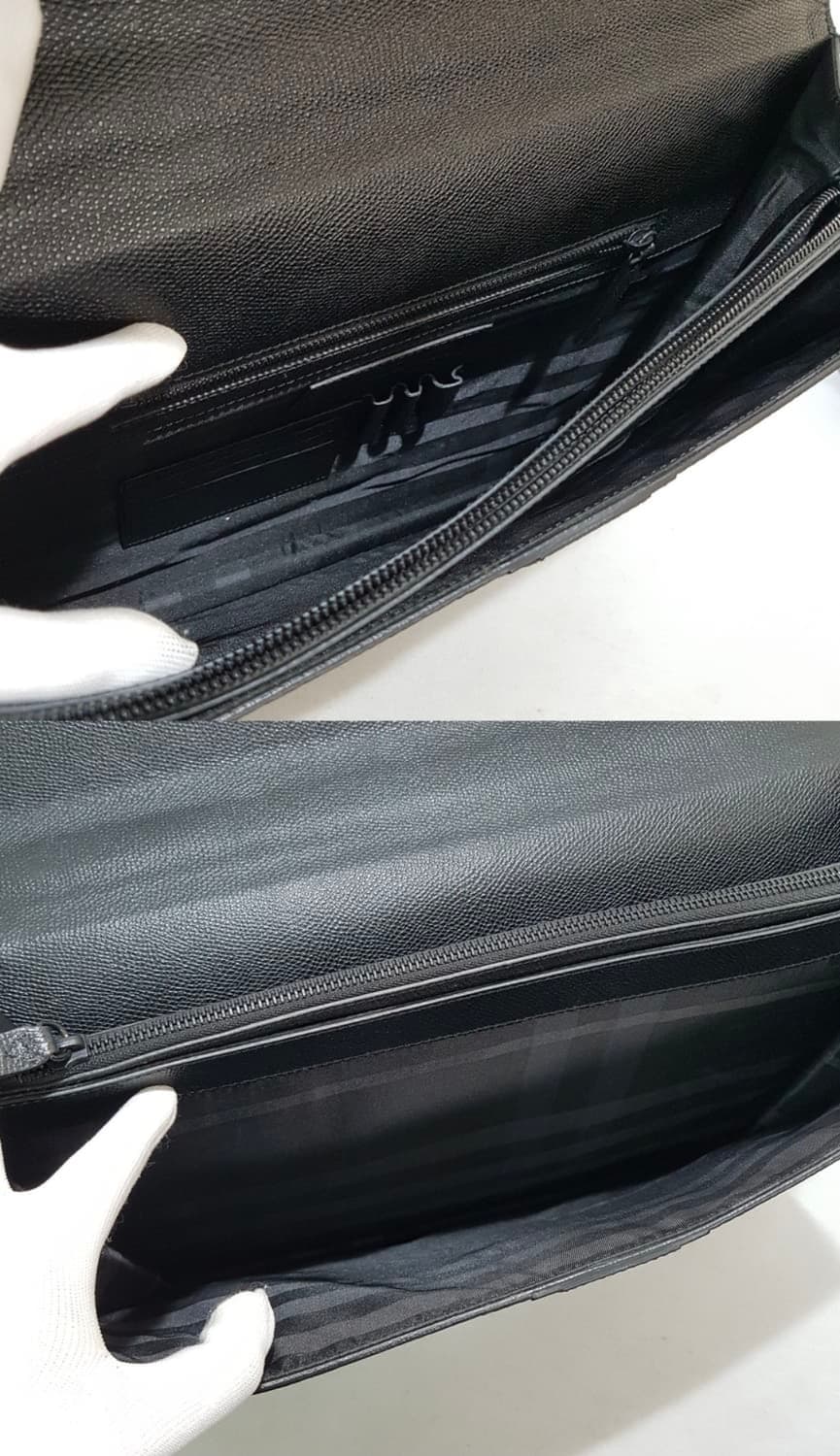 버버리 레더 블랙 브리프케이스 상품이미지6
