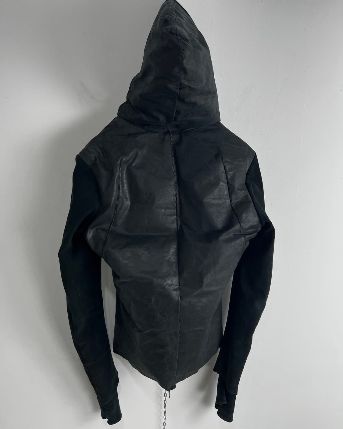 아이작 세럼 (Isaac Sellam) 풀 집업 레더 다운 자켓 상품이미지5