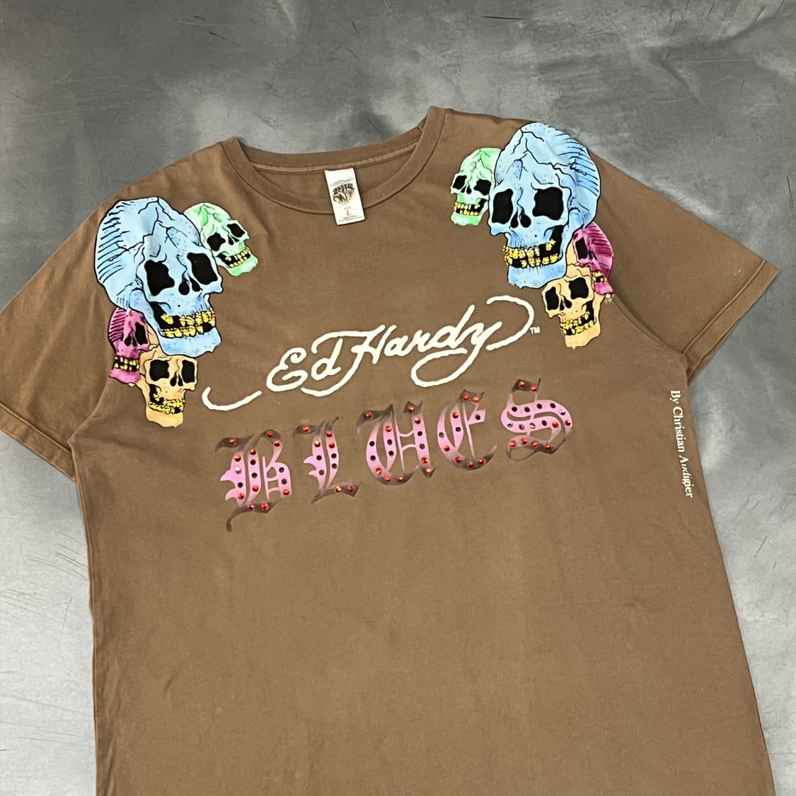  에드하디 큐빅 스컬 풀프린팅 반팔티 y15950 상품이미지3