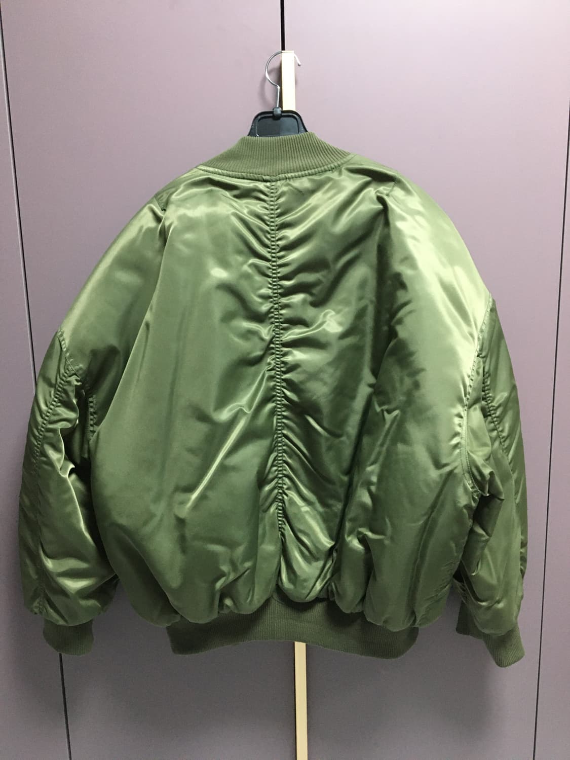 샵페어리 봄버자켓 카키 상품이미지2