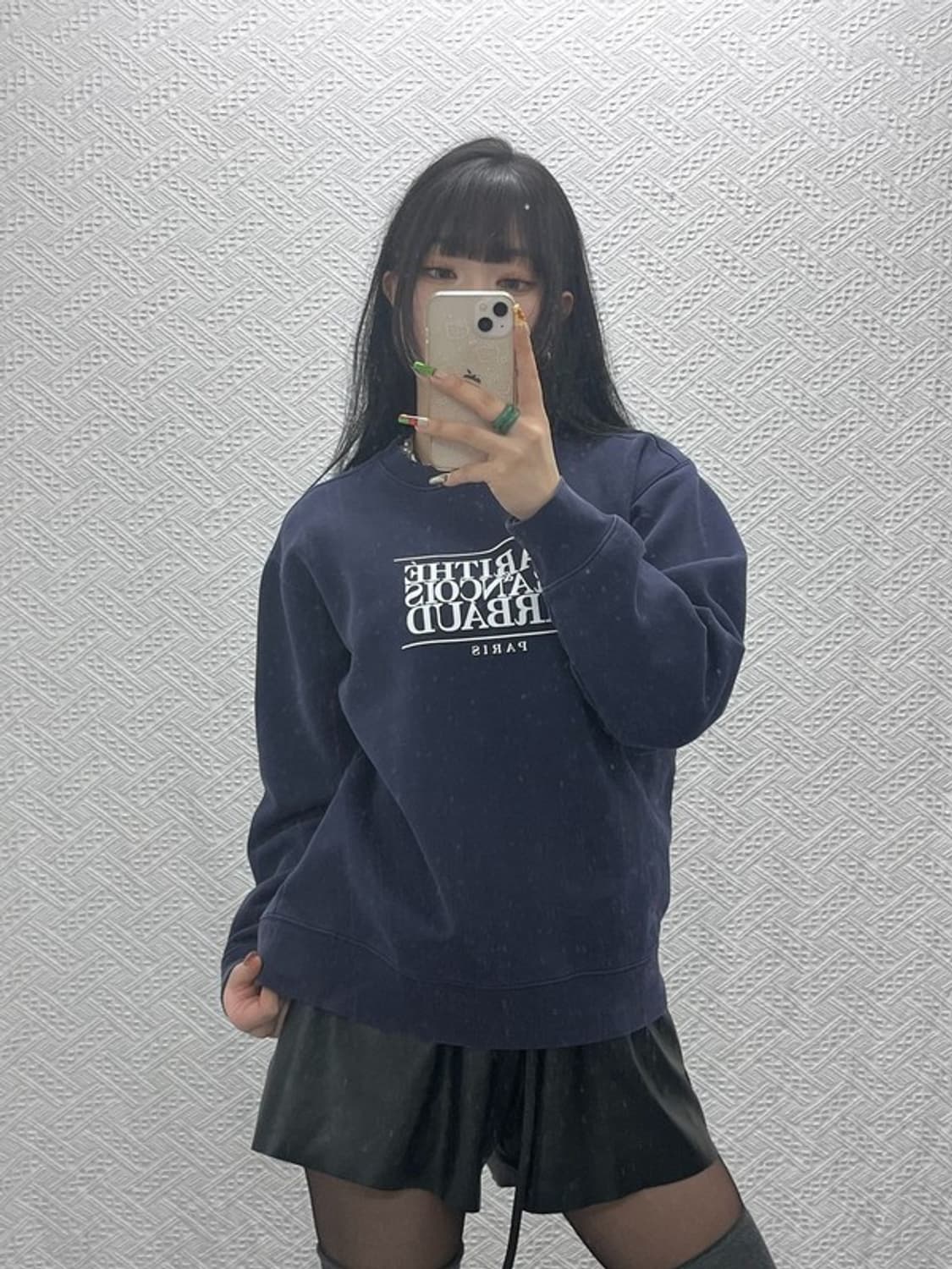 마리떼 프랑소와 저버 올드스쿨 빈티지 캐주얼 맨투맨 M C09510 상품이미지1