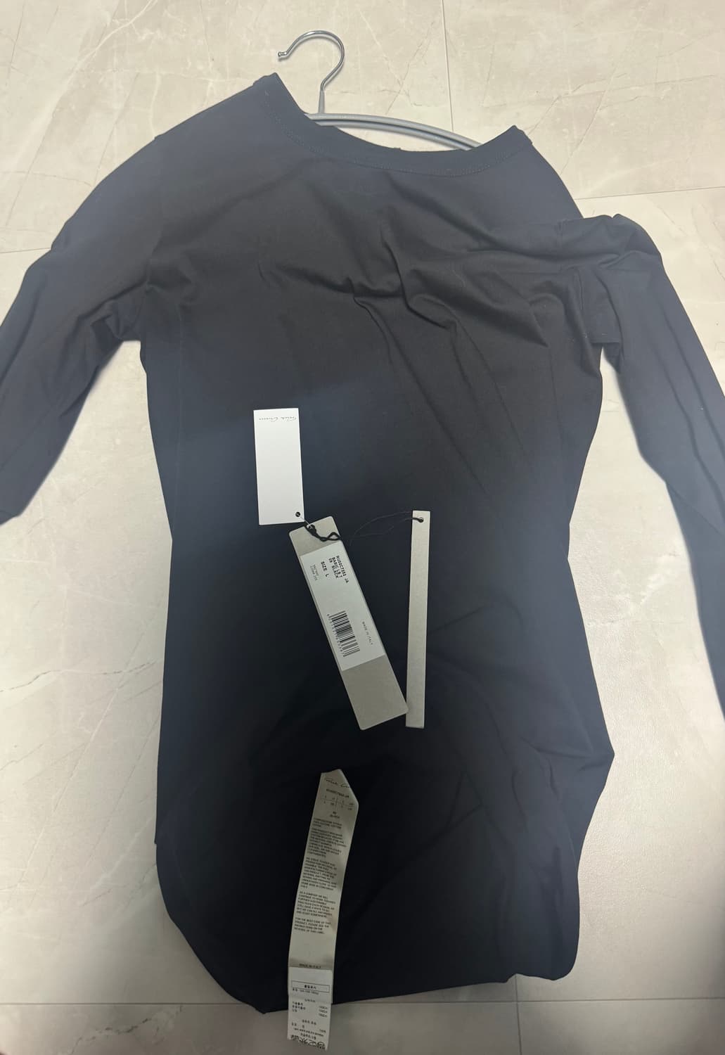 릭오웬스 23FW시즌 컷팅햄 크루넥 L사이즈 상품이미지4