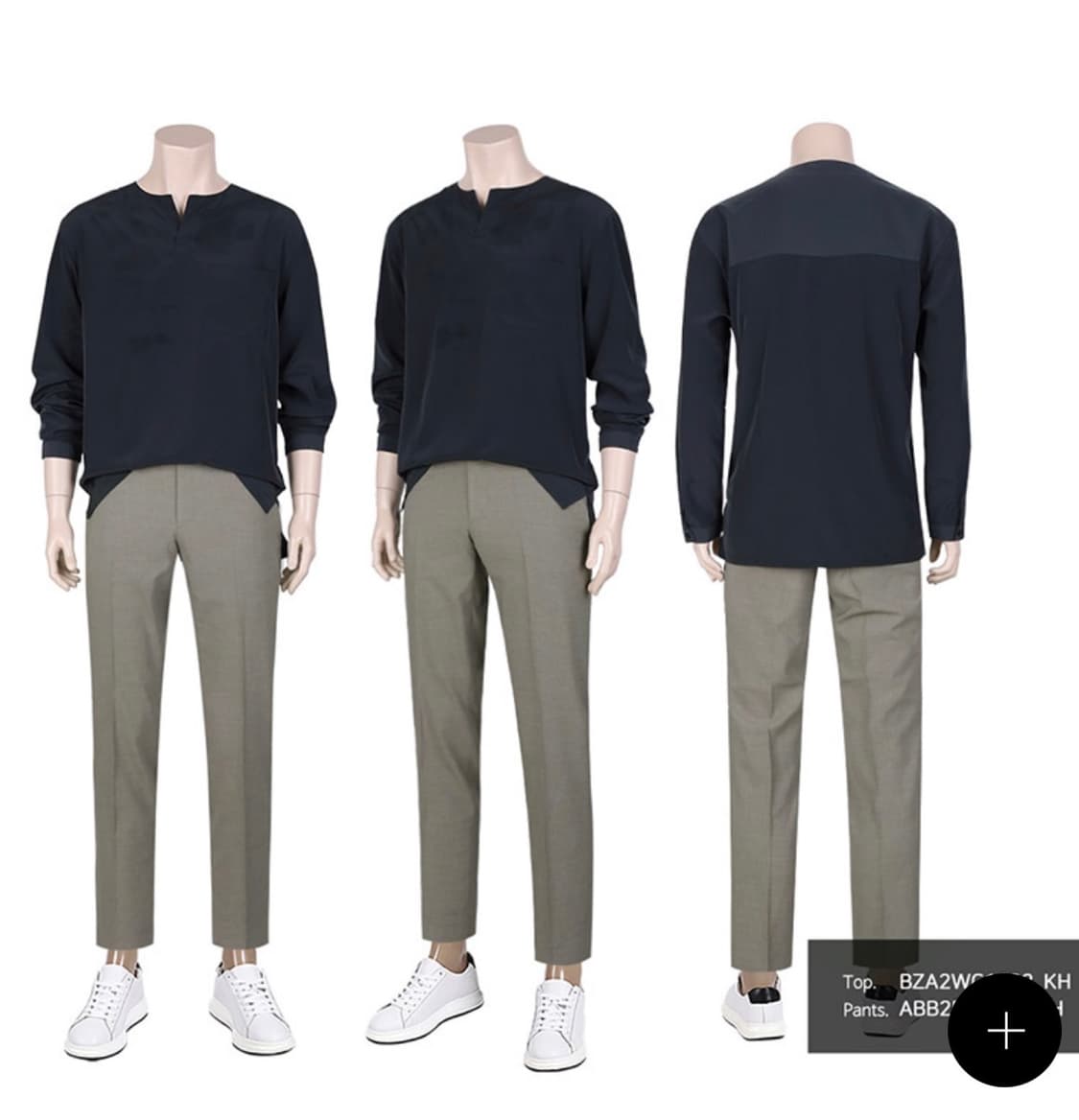 남성 지오지아 쿨 슬랙스 카키 (31)   상품이미지2