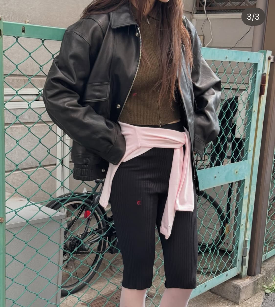 캐롤쇼페 램스킨 데디 레더 자켓  상품이미지2