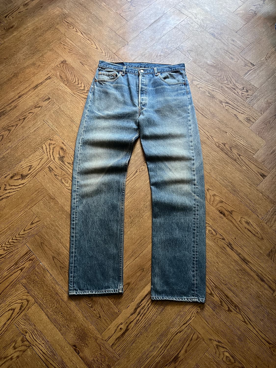 [36]90's 리바이스 501XX USA Made 데님 팬츠 S48 상품이미지2