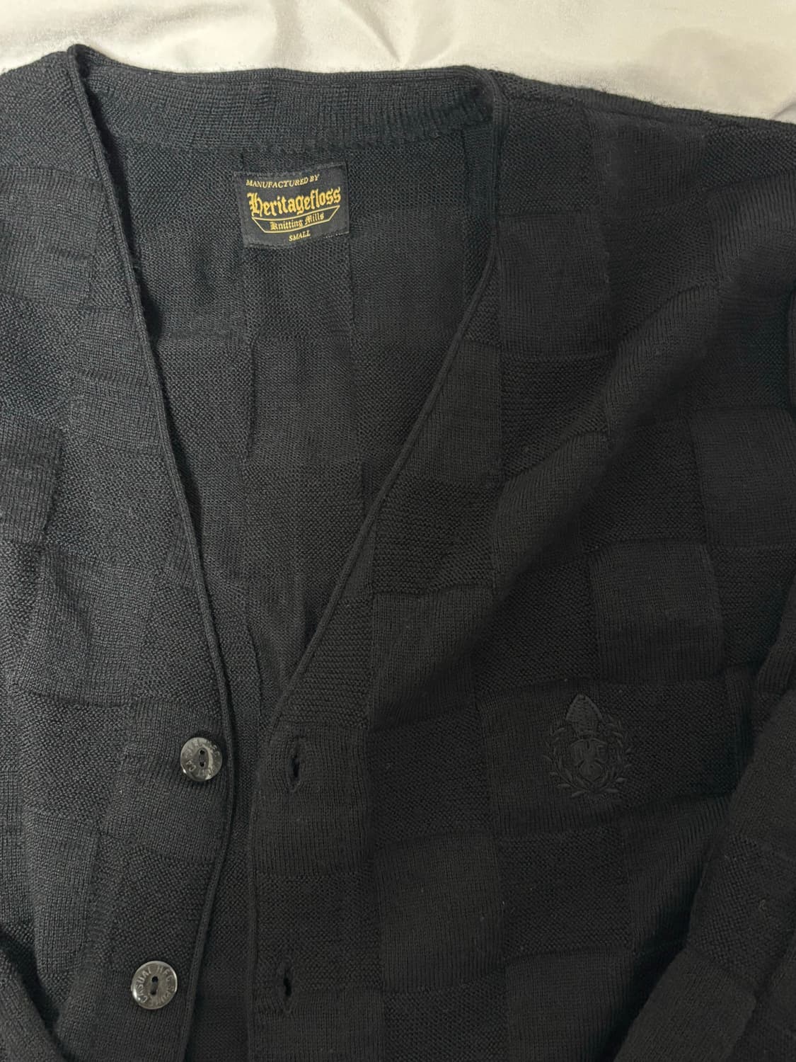헤리티지 플로스 가디건 블랙 상품이미지2