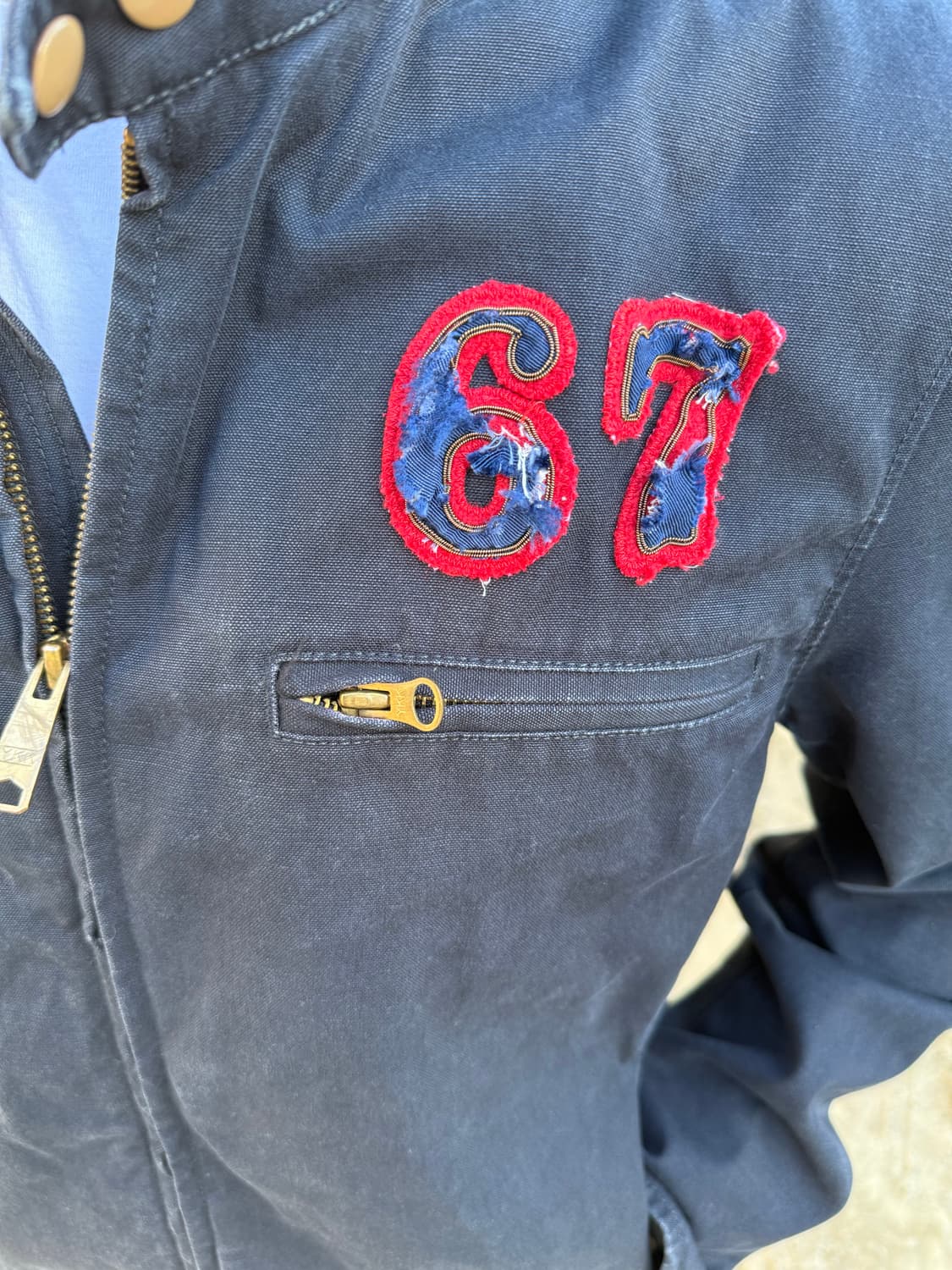 Polo Jeans Company 라이더 봄버 디트로이트 워커 자켓 L 상품이미지3