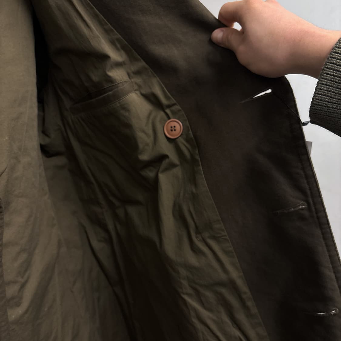 프렌치 커넥션 밀리터리 복각 더블 브레스트 롱코트 덩케르크 N487 상품이미지7