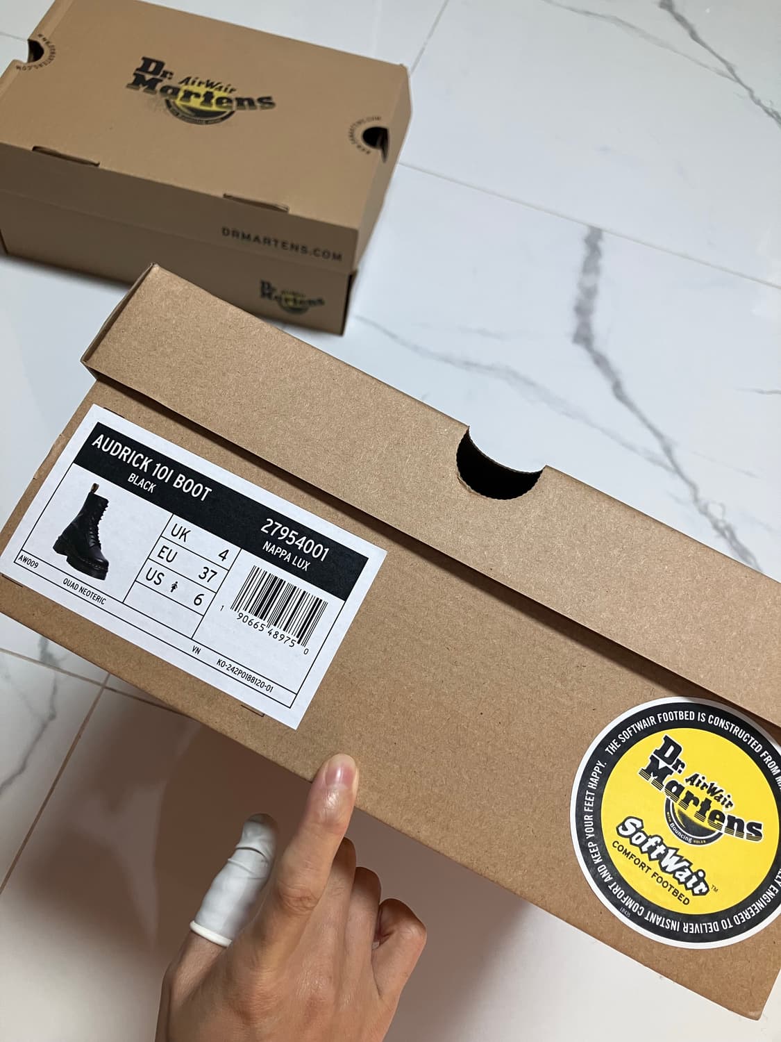 상태최상 닥터마틴 오드릭 10아이 uk4 us6 쿼드 상품이미지4