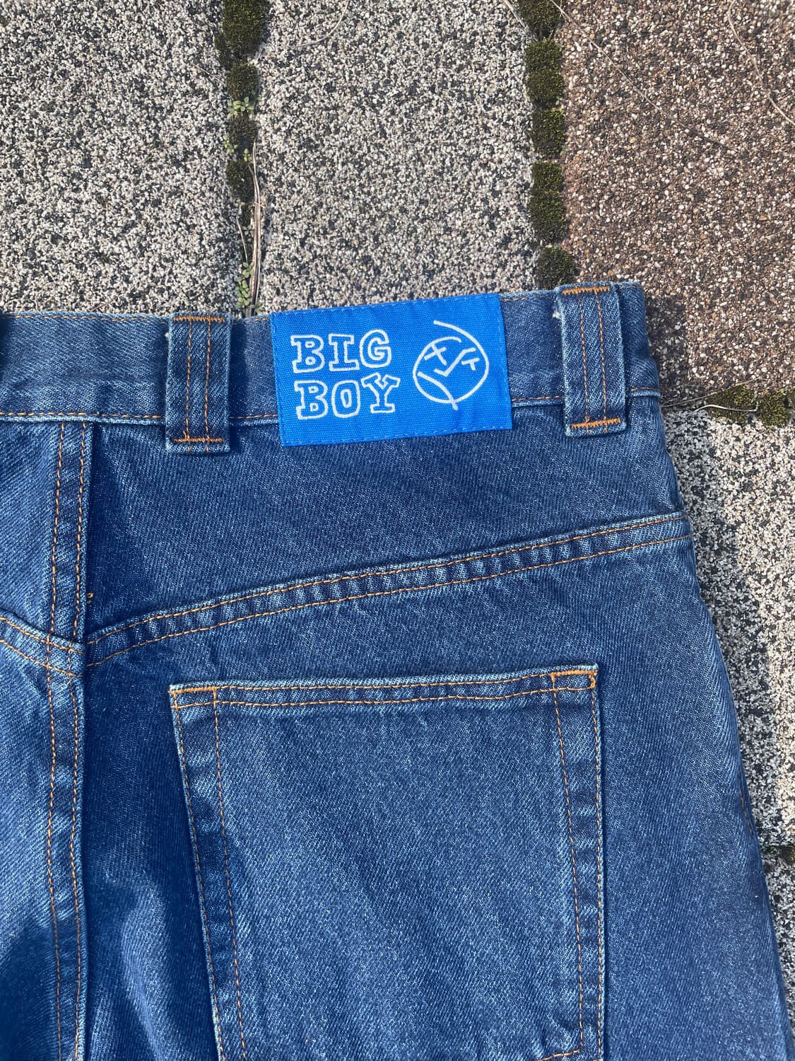 폴라스케이트 빅보이팬츠 다크블루 상품이미지5