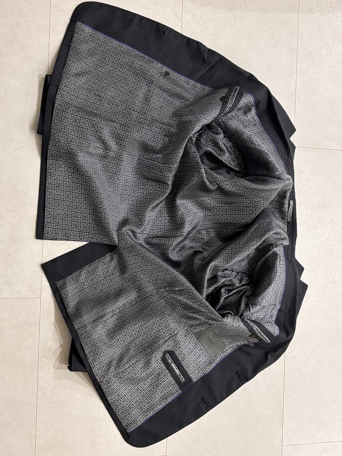 00s Vintage Givenchy Archive 모노그램 블레이저 상품이미지4