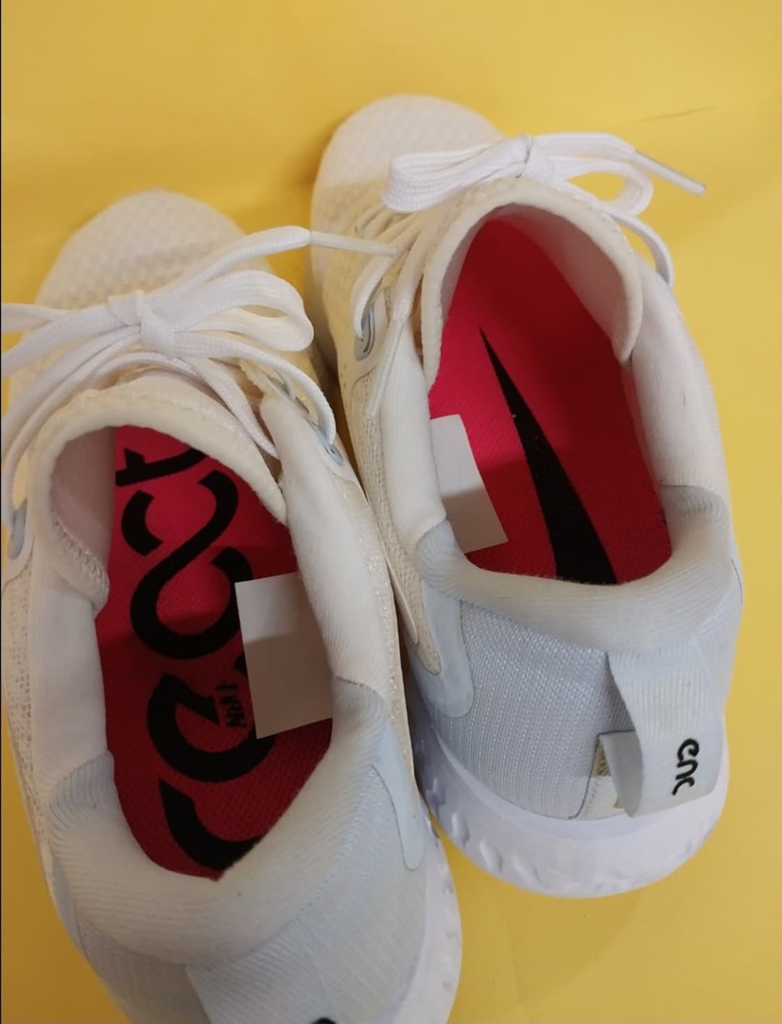 여성 나이키 레전드 리액트 화이트핑크 런닝화, 운동화 (245) 상품이미지6