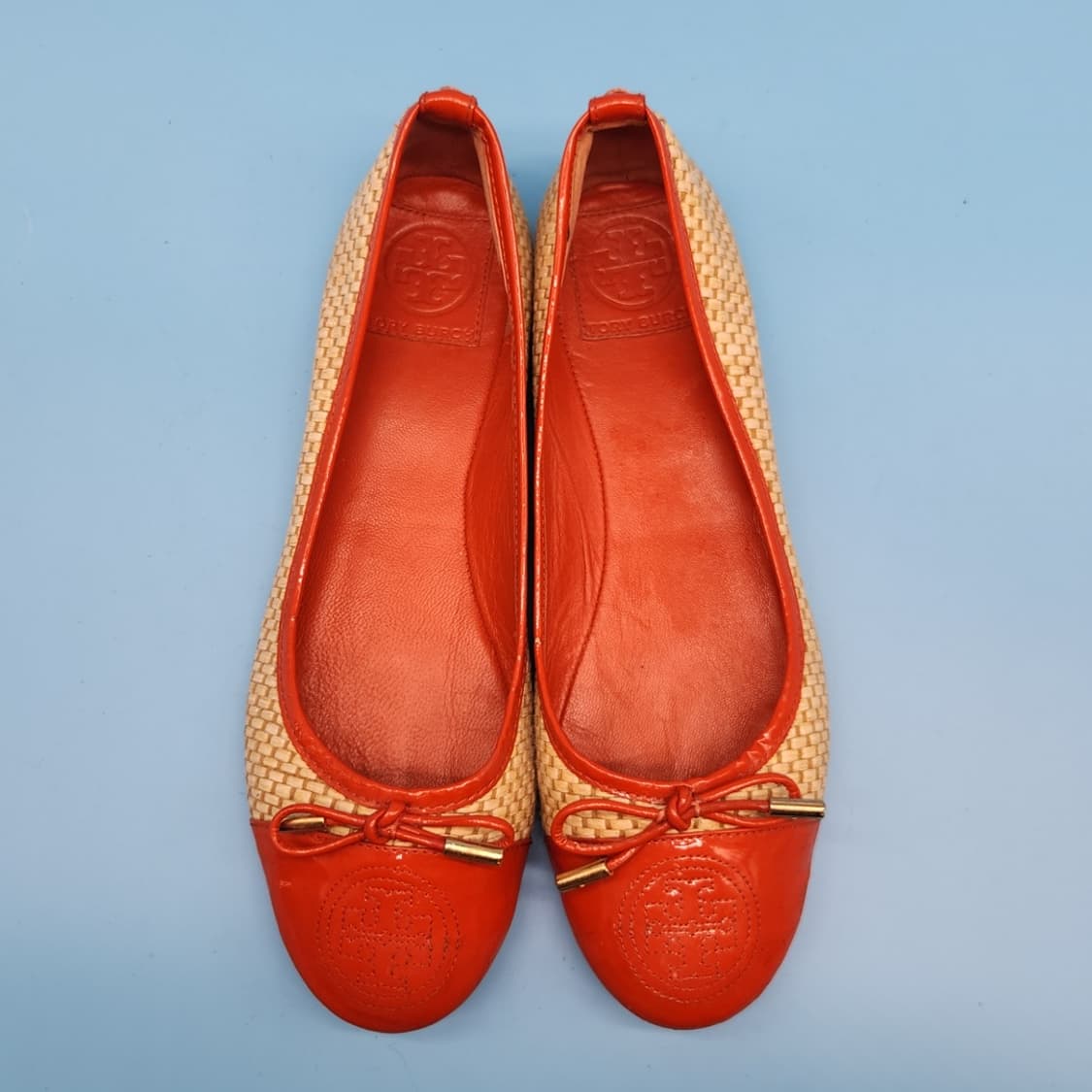 ooo 토리버치 라탄 여성플랫슈즈 7.5 245 상품이미지2