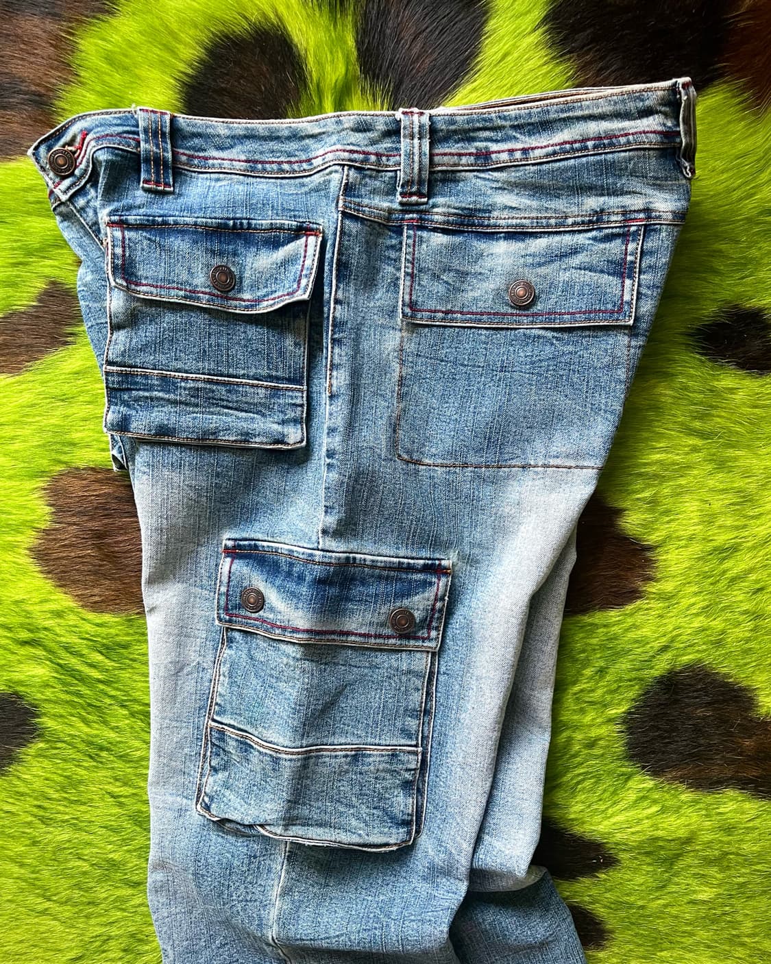 90-00s JPN Vintage Boots-Cut Cargo Denim 상품이미지10