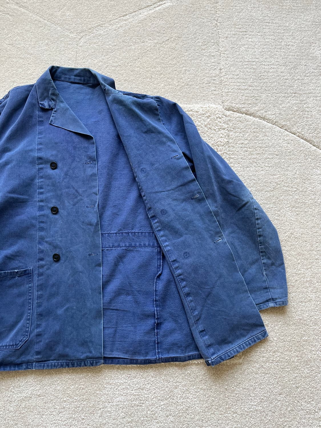 70s 프렌치 더블 플레스티드 워크 자켓 (103-105) 상품이미지6
