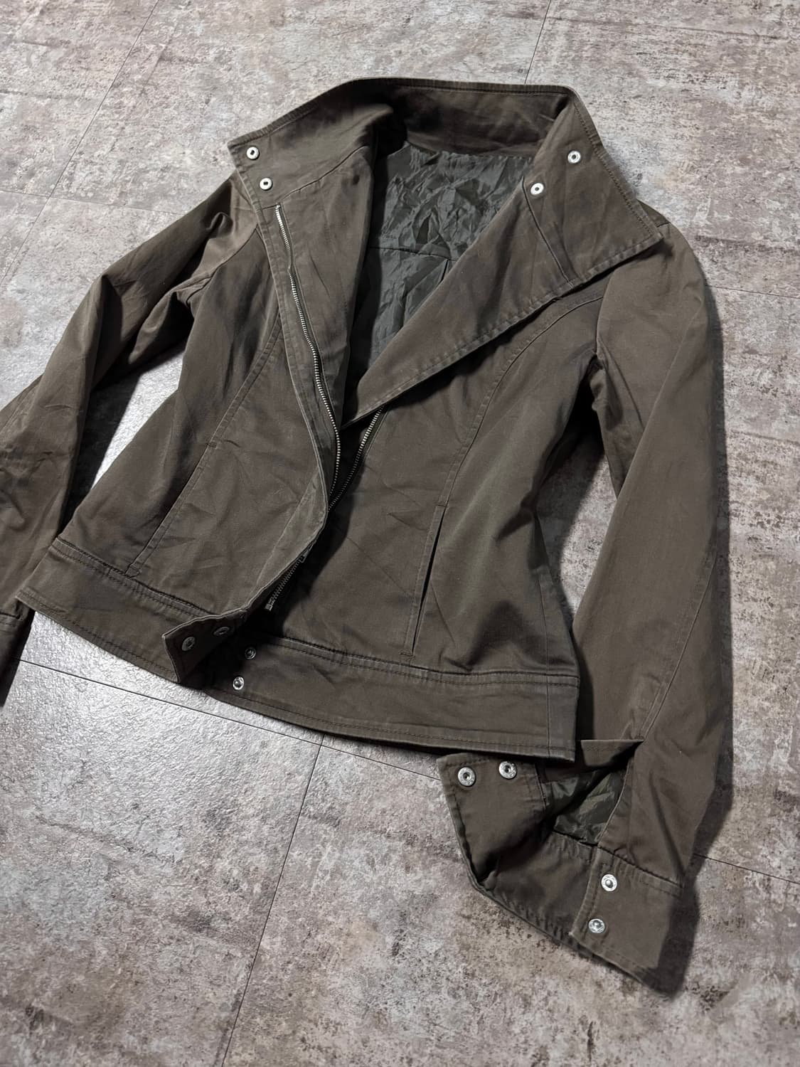 스컬프 스냅 버튼 자켓 상품이미지6