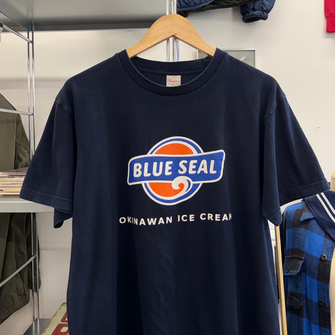 오키나와 아이스크림 가게 BLUE SEAL 빈티지 티셔츠 (L) 상품이미지2