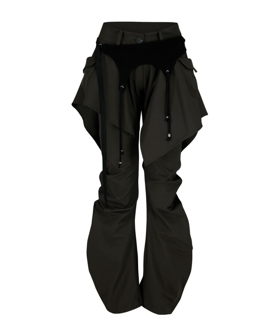 카시코 레이어드 스트랩 팬츠 M > S 사이즈 교환 상품이미지1