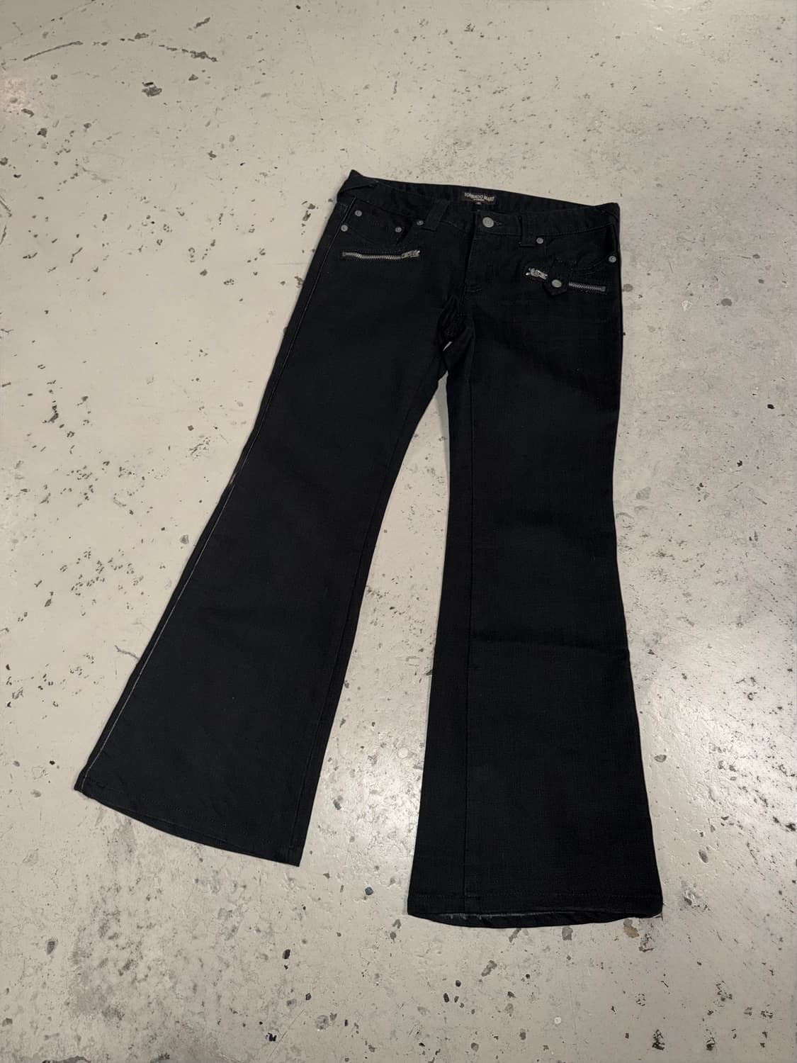 Tornado mart zipper boots-cut pants 상품이미지1