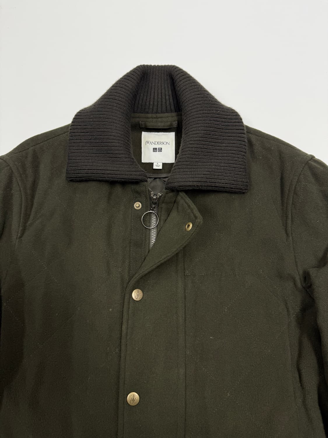 JW앤더슨X유니클로 카키 모 자켓 상품이미지4