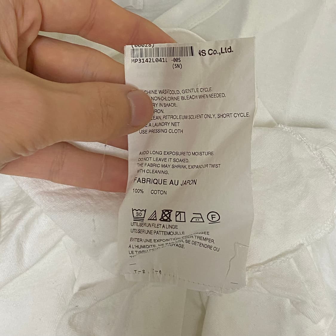 꼼데가르송 블랙와펜 롱슬리브 여성용 L 상품이미지7