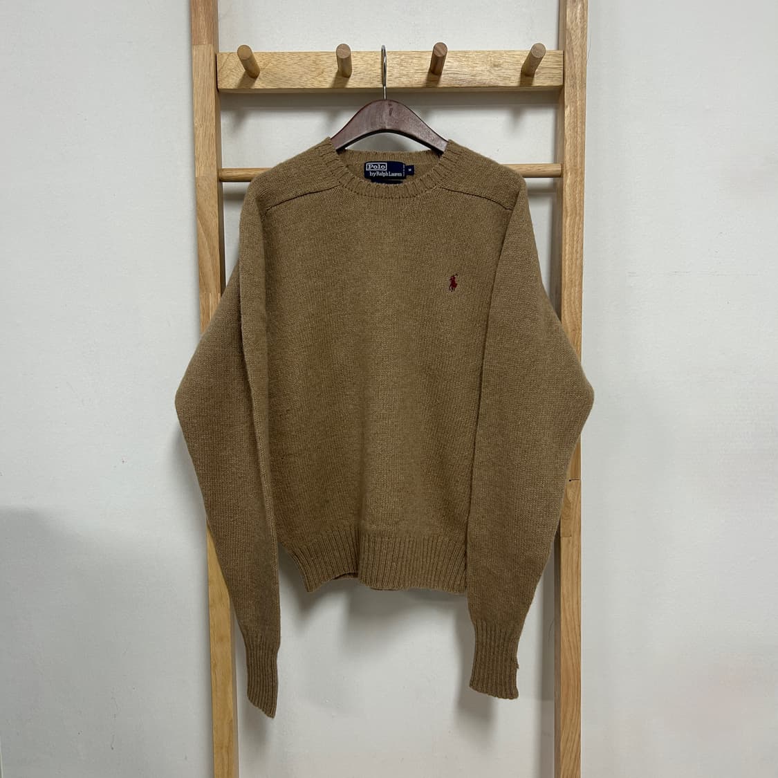 폴로 랄프로렌 포니로고 울 니트 베이지 상품이미지2