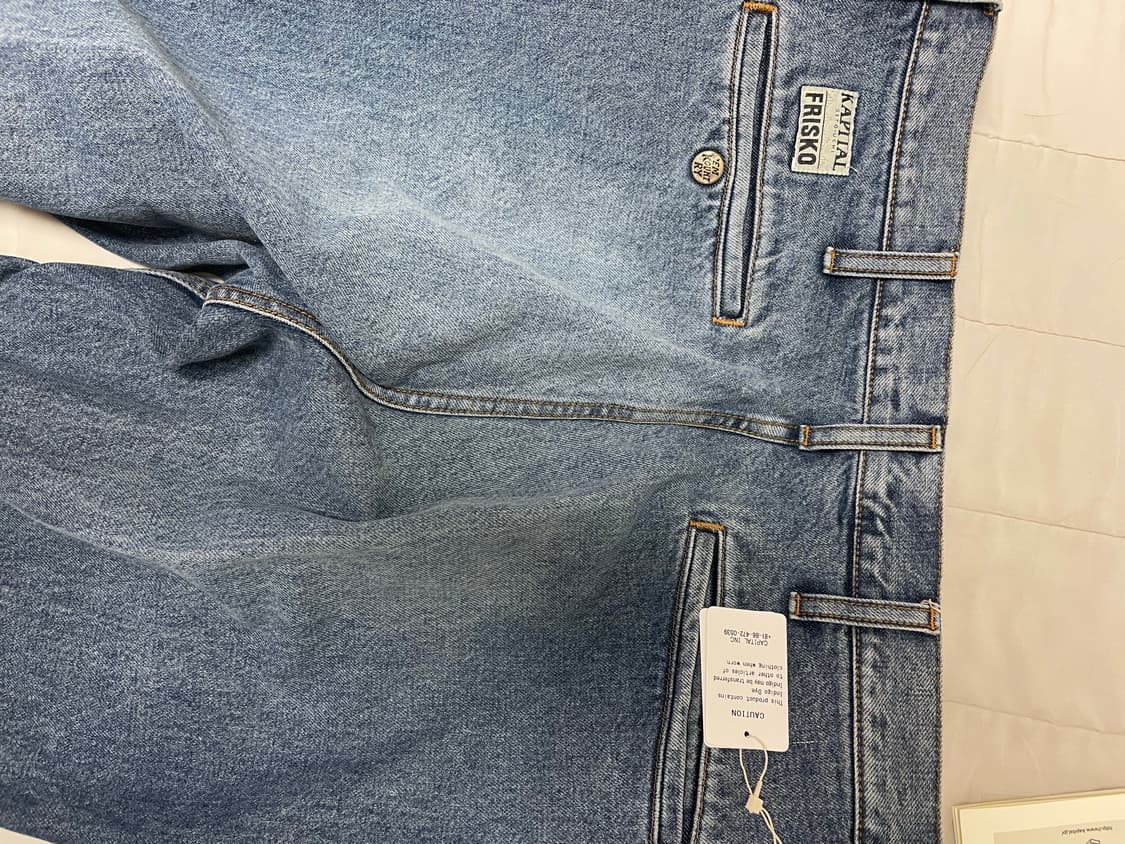 캐피탈 kapital 14oz 데님 부츠컷 36사이즈 새제품팝니다 상품이미지6