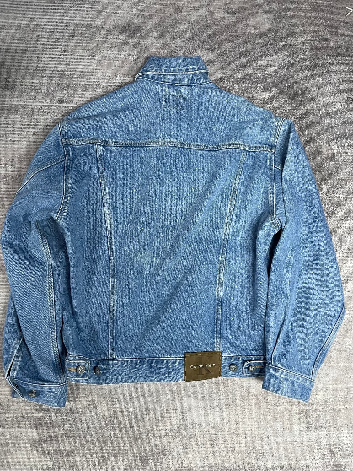 90s vintage Ck 연청 트러커 상품이미지6