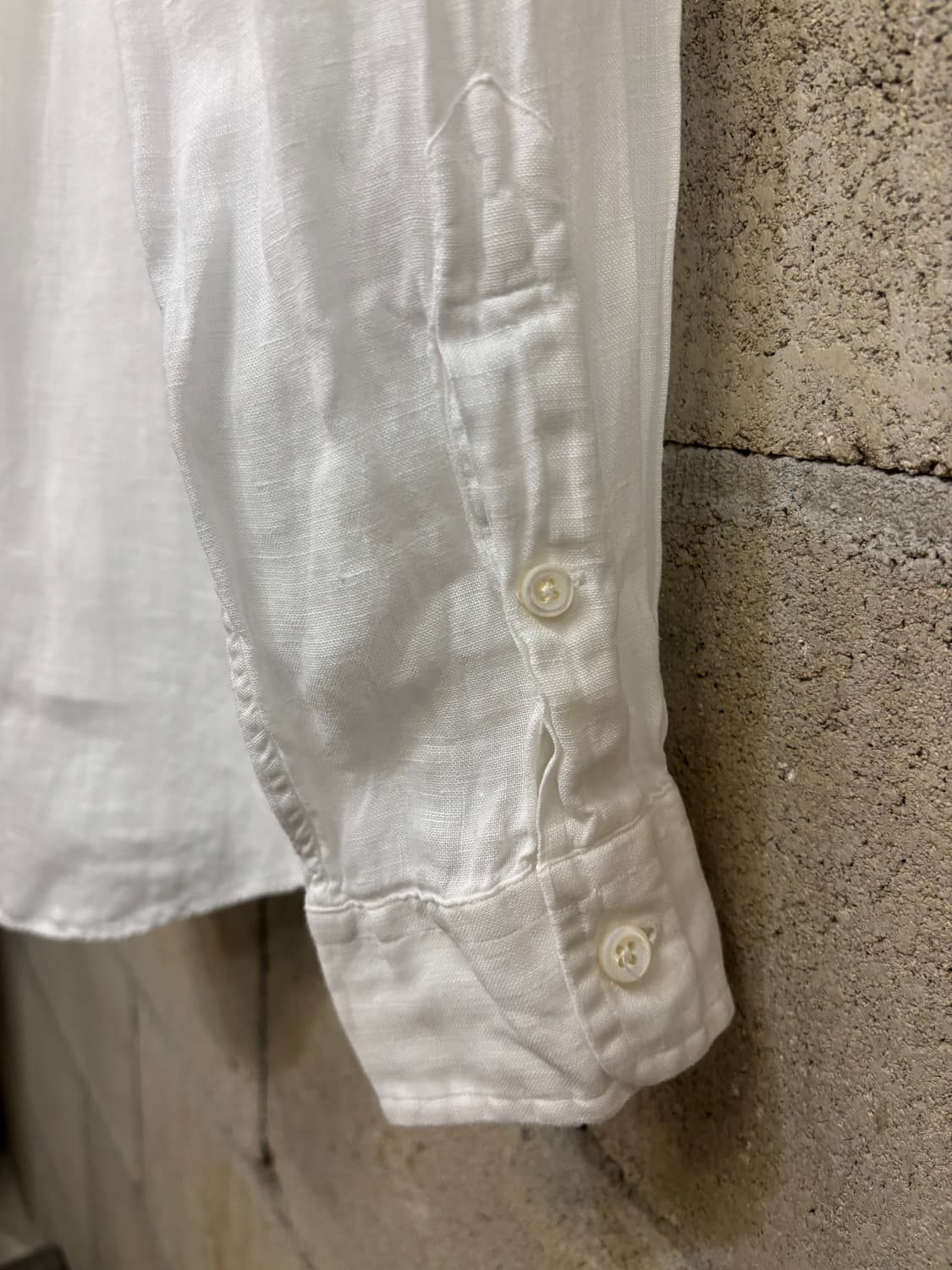 폴로 랄프 로렌 화이트 린넨 셔츠 상품이미지4