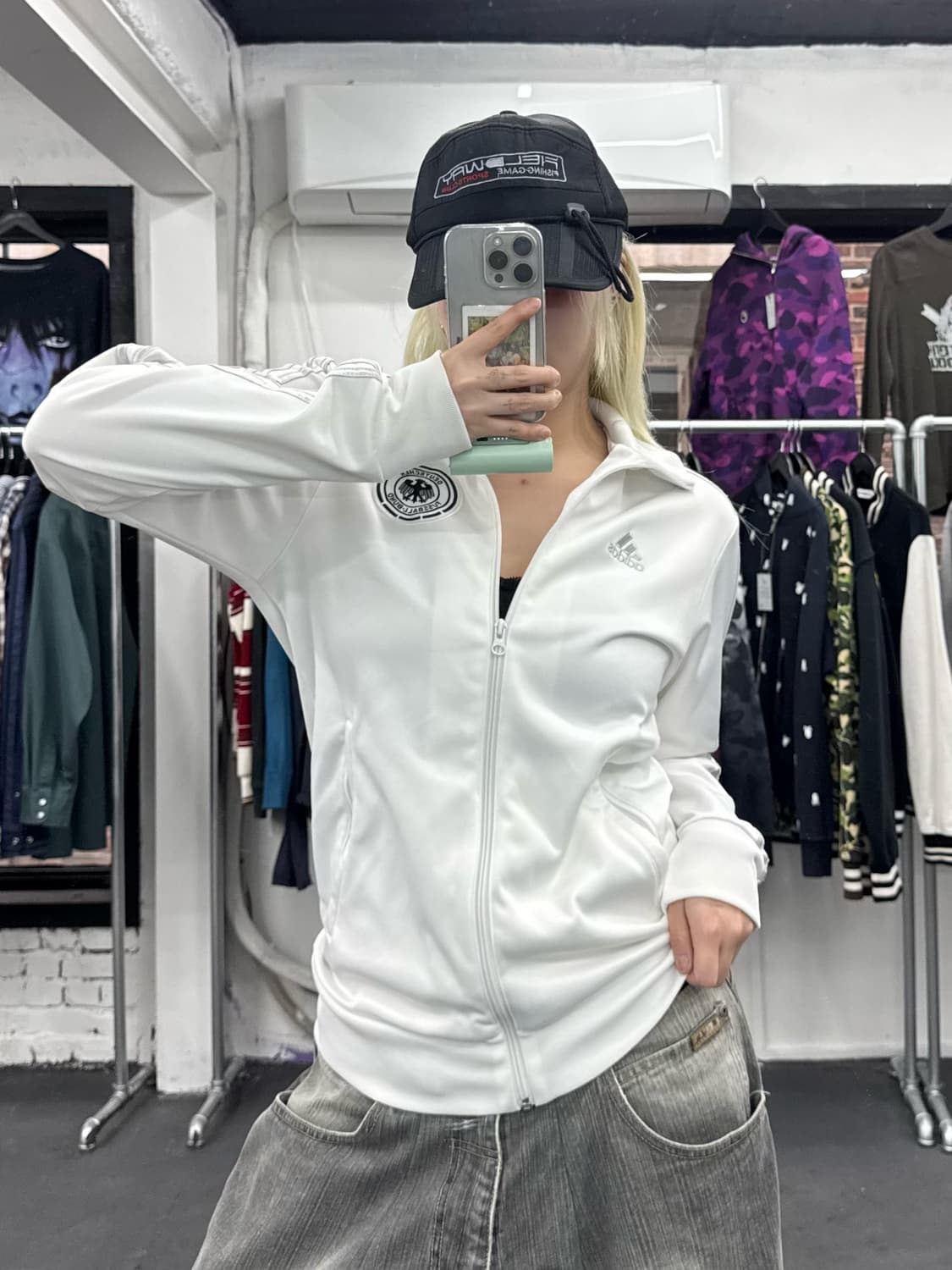 아디다스 독일 실버 져지 상품이미지5