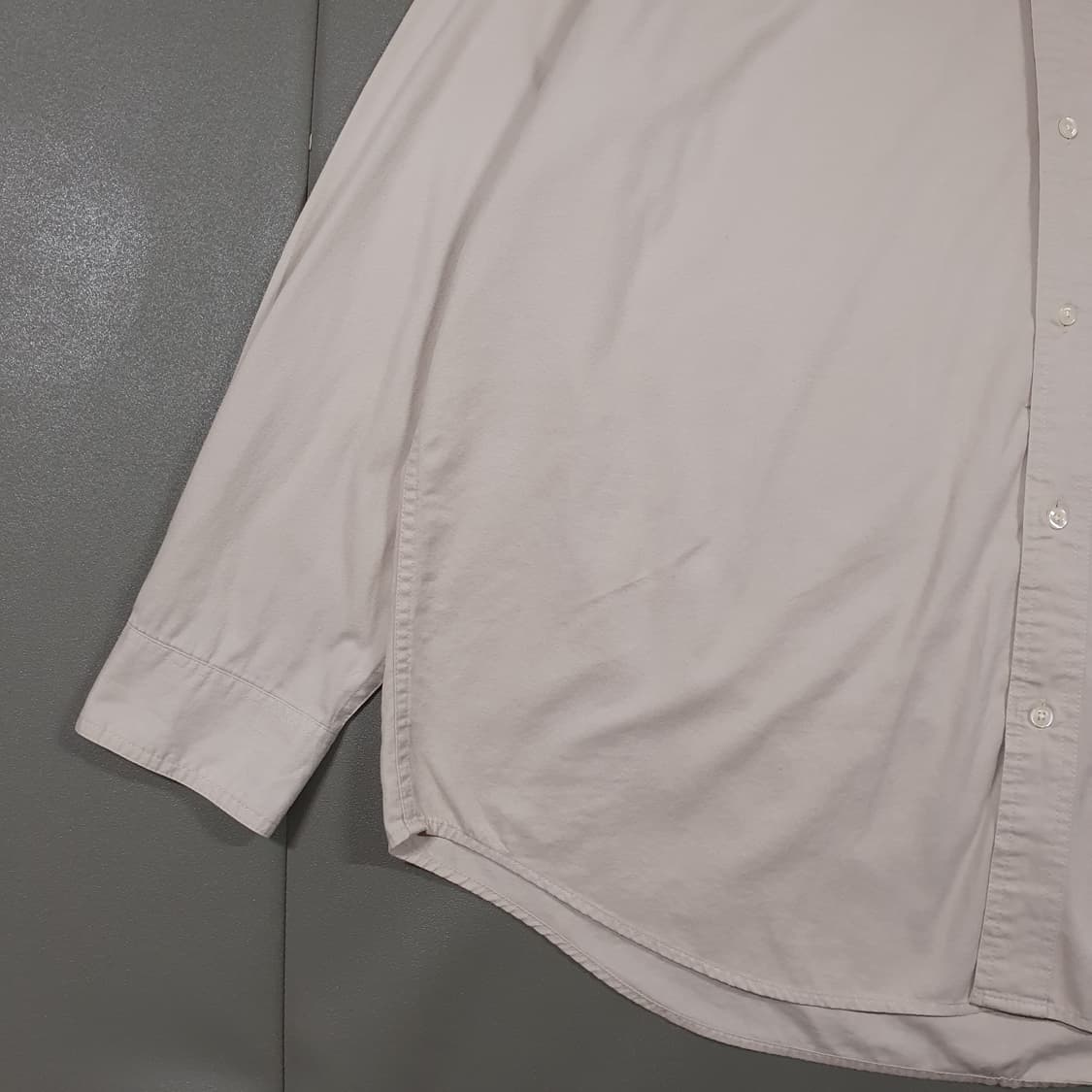실측 3XL 빅사이즈 칼하트 크림 포켓 워크 셔츠 긴팔 남방 크림 베이지 상품이미지3