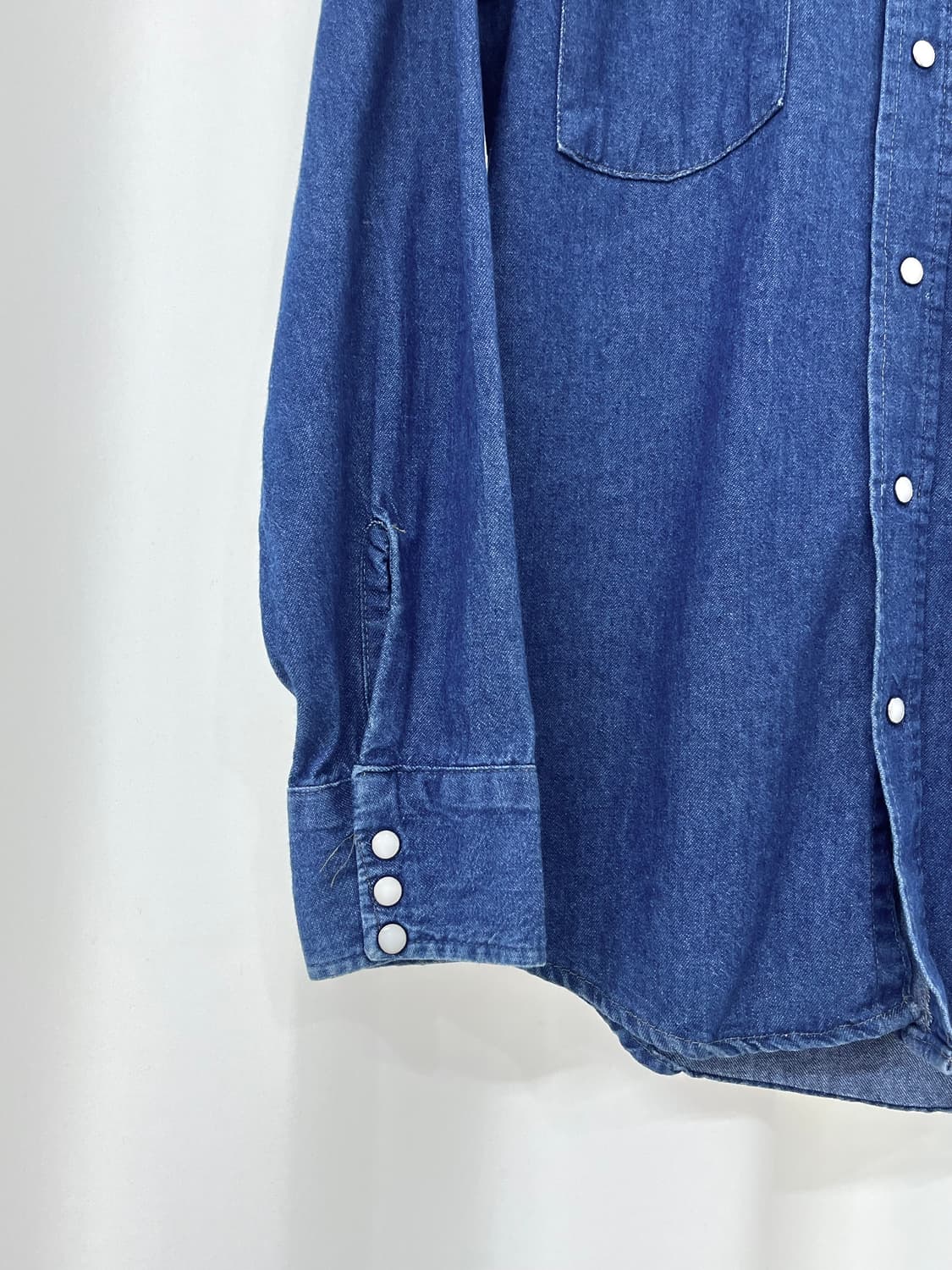 80's DAKOTA western denim shirt 상품이미지3