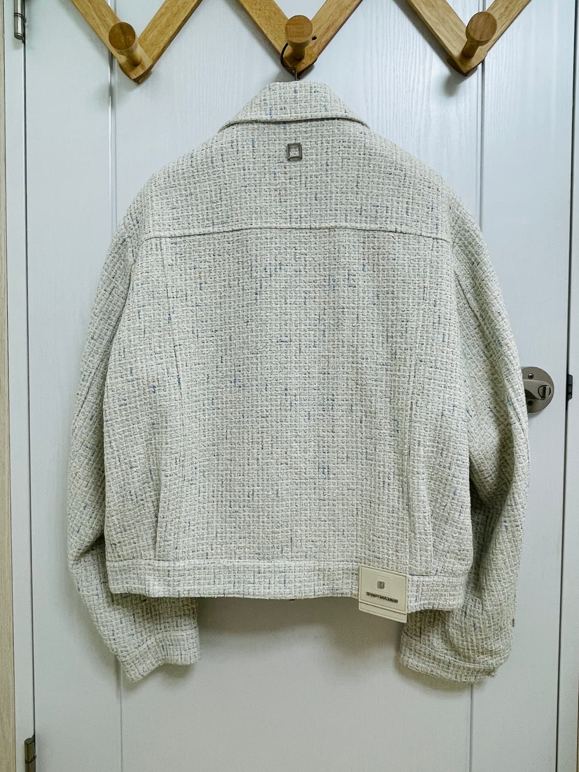 [거의 새것] 우영미 트위드 자켓 50(105) 화이트 상품이미지2