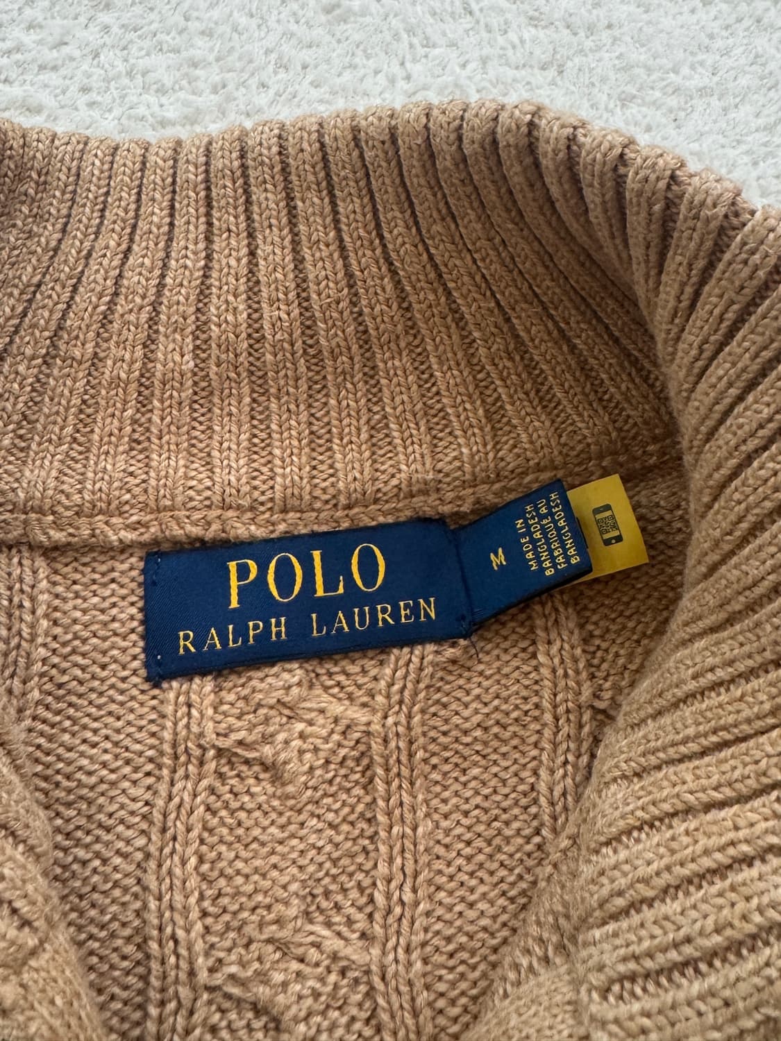 매장판 폴로 케이블 반집업 상품이미지5