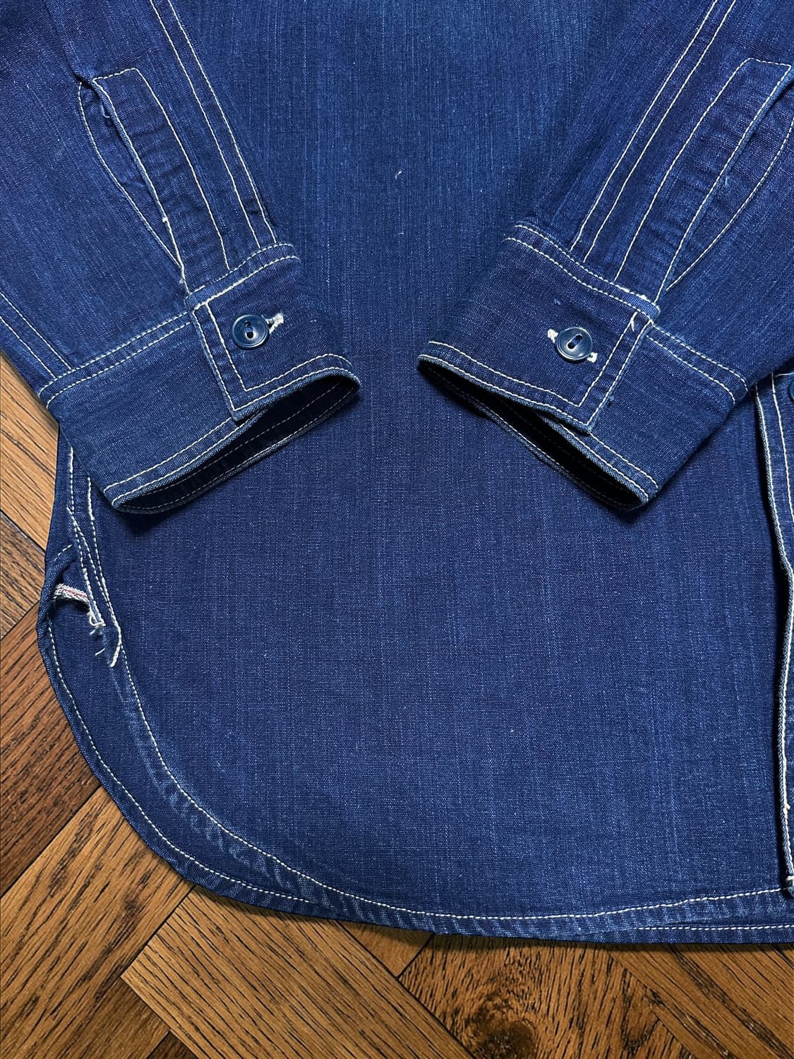 Powr house 토요엔터프라이즈 샴브레이 셔츠 상품이미지2