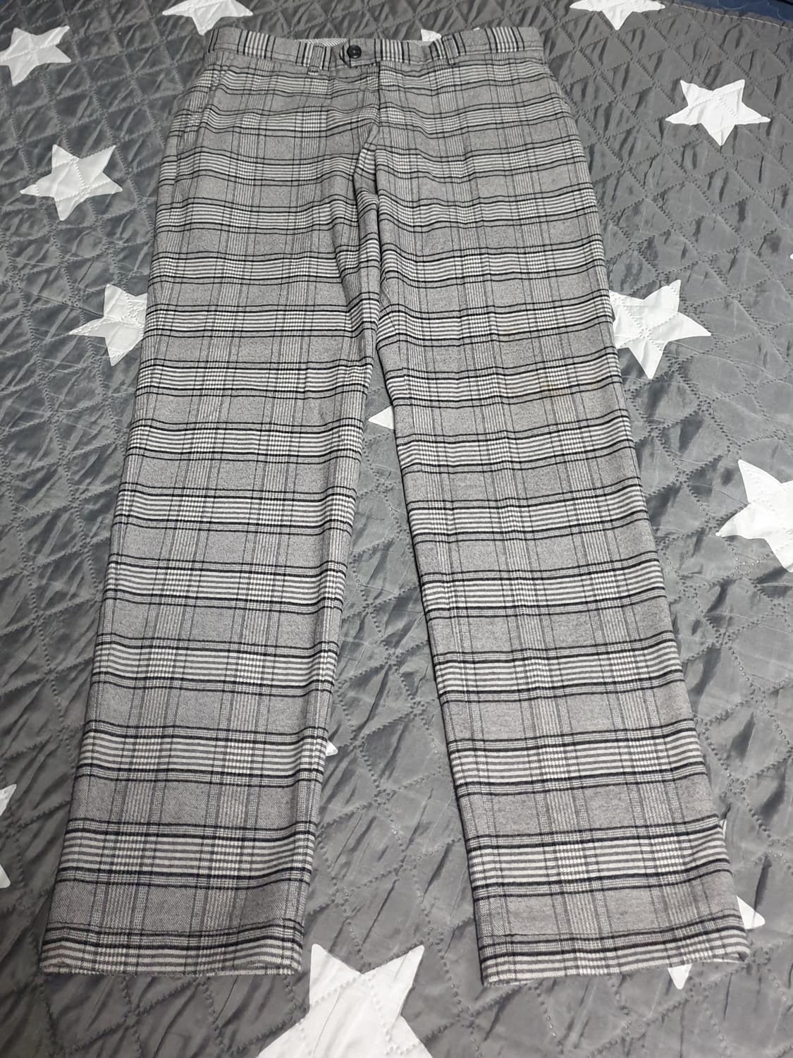 루이까스텔 이중직원단 스판 플란넬 겨울 골프 팬츠 그레이 (33) 상품이미지1